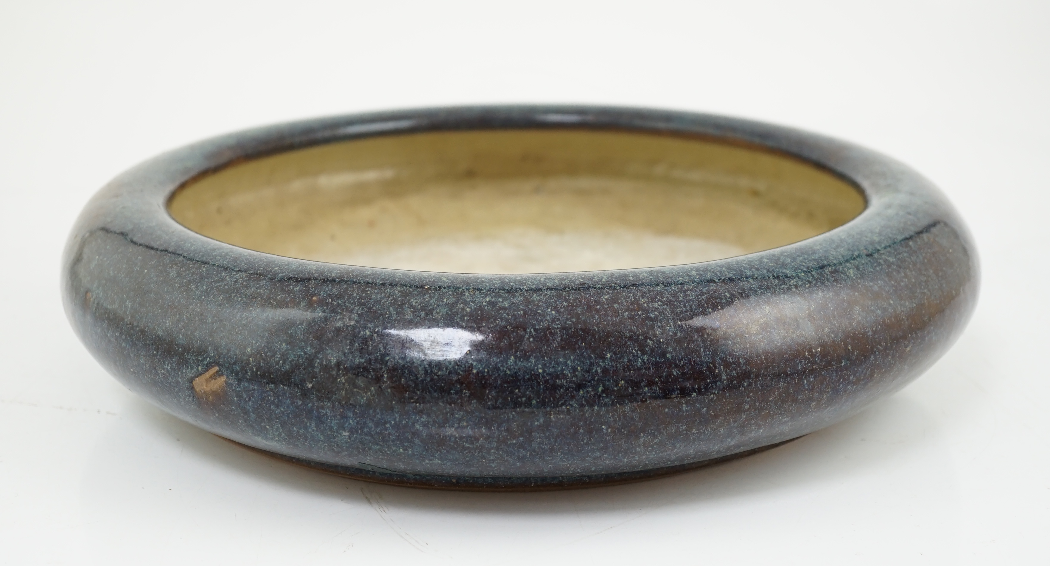 A large Shiwan Jun type lily bowl, 19th century